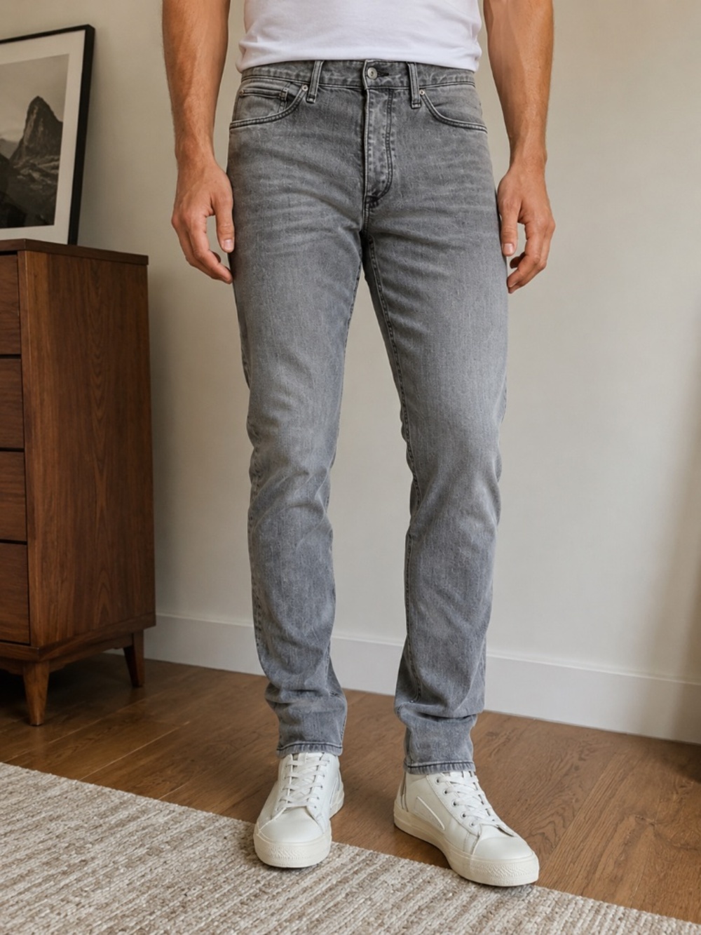 Rag & Bone Slim Fit 2 Gray Jeans 32 X 31